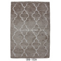 Tapis en microfibre doux Motif haut et bas